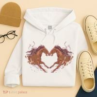Horse Shaped Heart Hoodie thumb 4