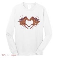 Horse Shaped Heart Long Sleeve Shirt thumb 0