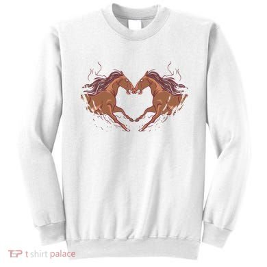 Horse Shaped Heart Sweatshirt