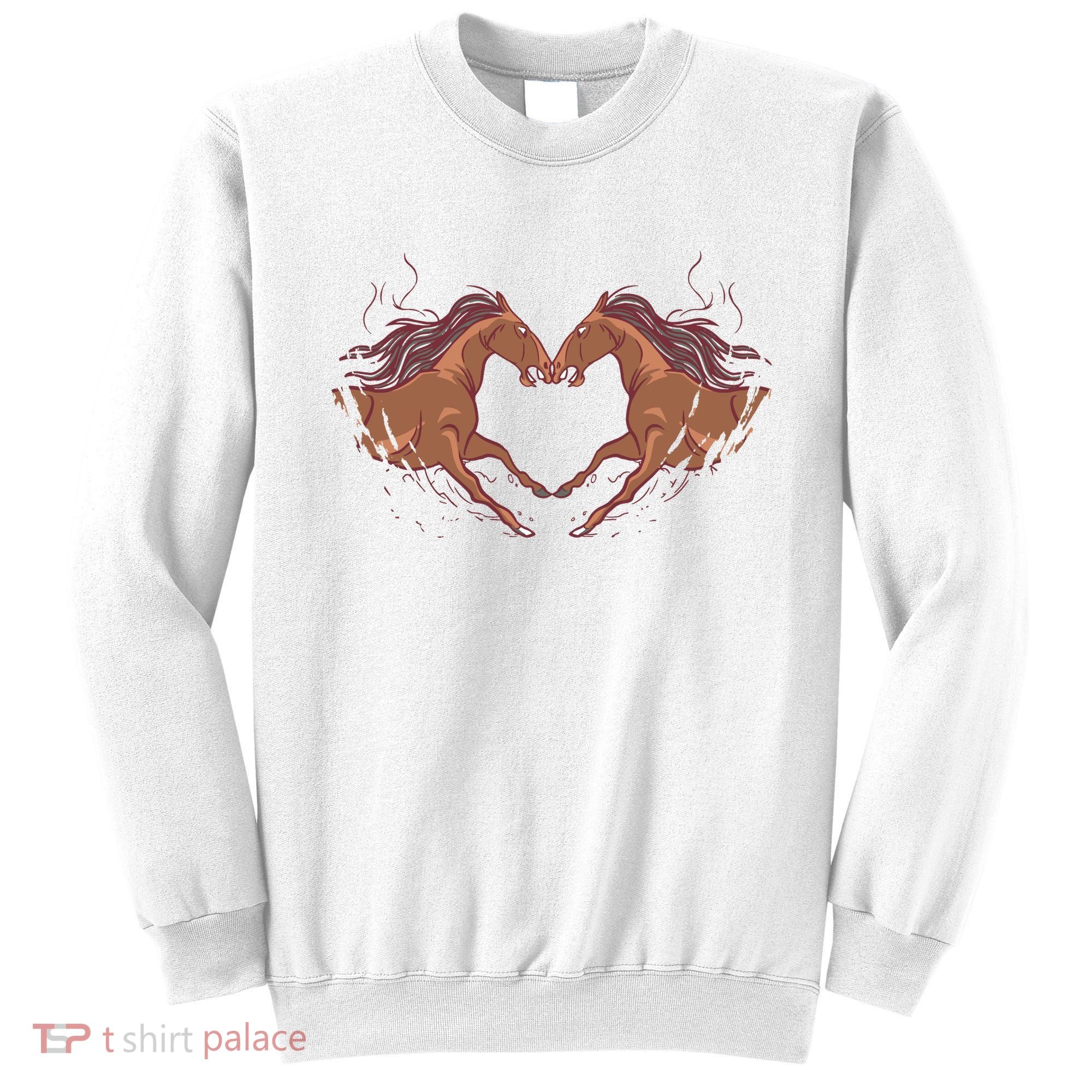 Horse Shaped Heart Sweatshirt