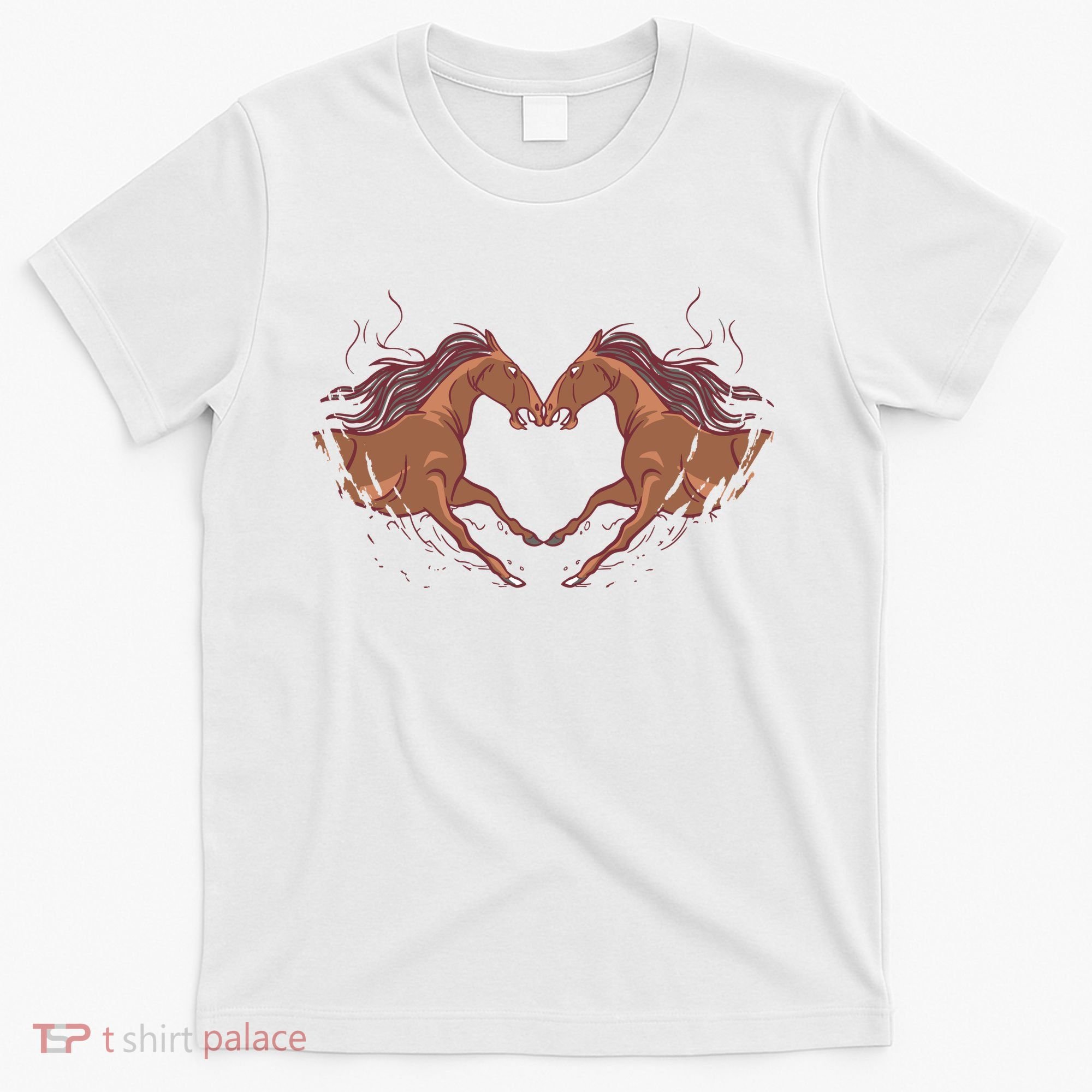 Horse Shaped Heart T-Shirt