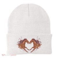 Horse Shaped Heart Beanie thumb 0