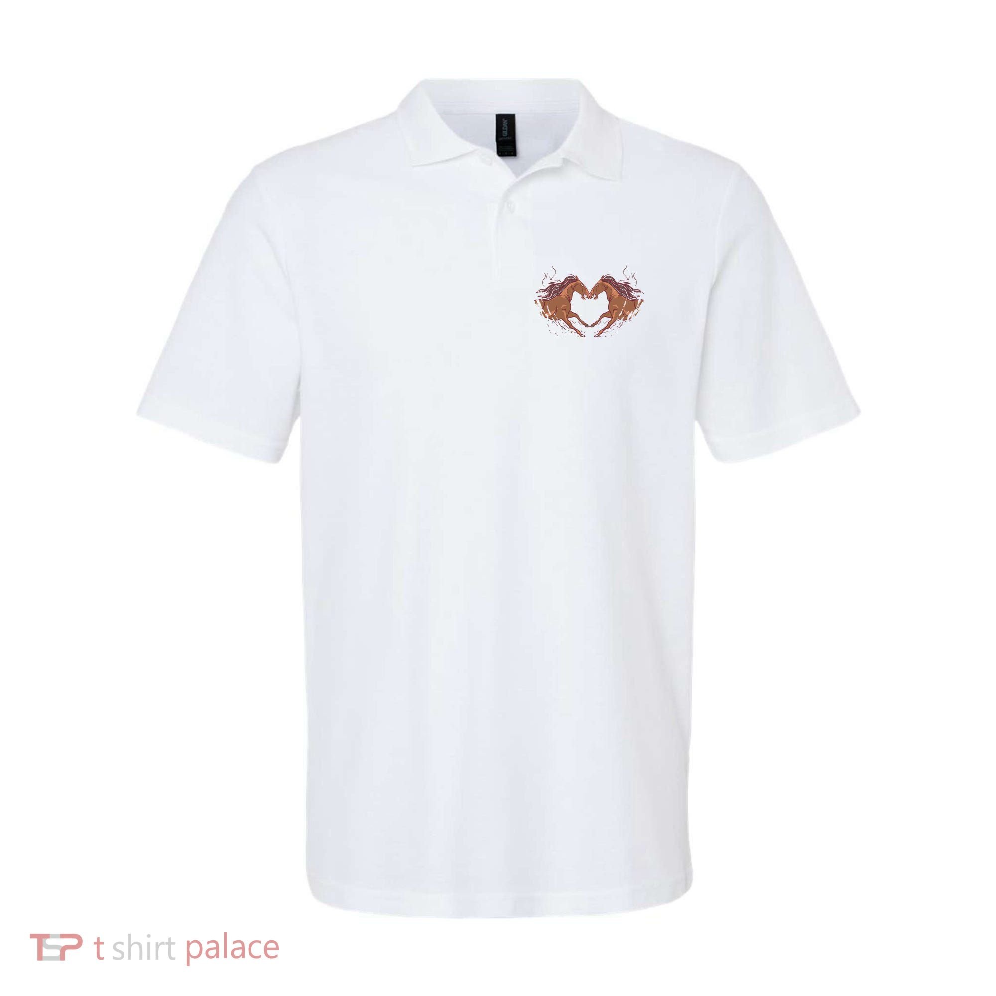 Horse Shaped Heart Polo