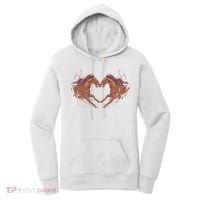 Horse Shaped Heart Women's Hoodie thumb 0