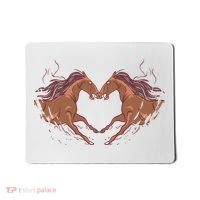 Horse Shaped Heart Mousepad thumb 0