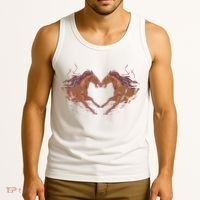 Horse Shaped Heart Tank Top thumb 3