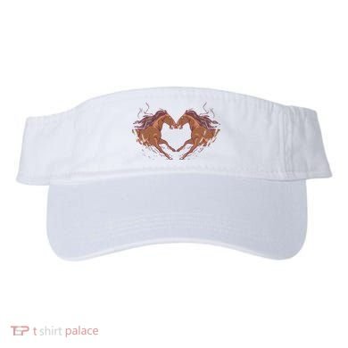 Horse Shaped Heart Visor