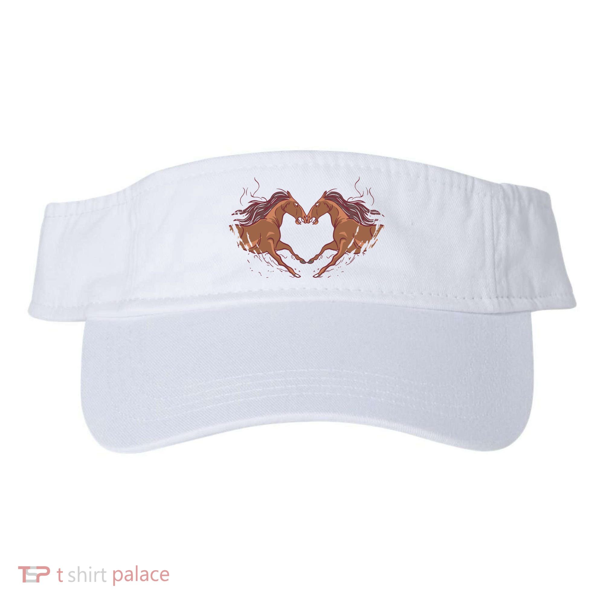 Horse Shaped Heart Visor