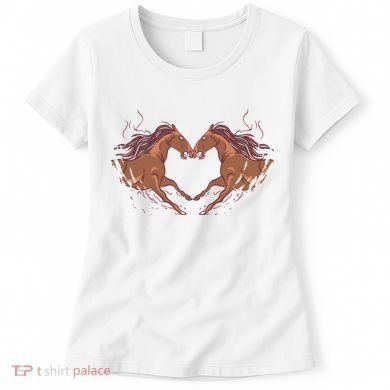 Horse Shaped Heart Women's T-Shirt