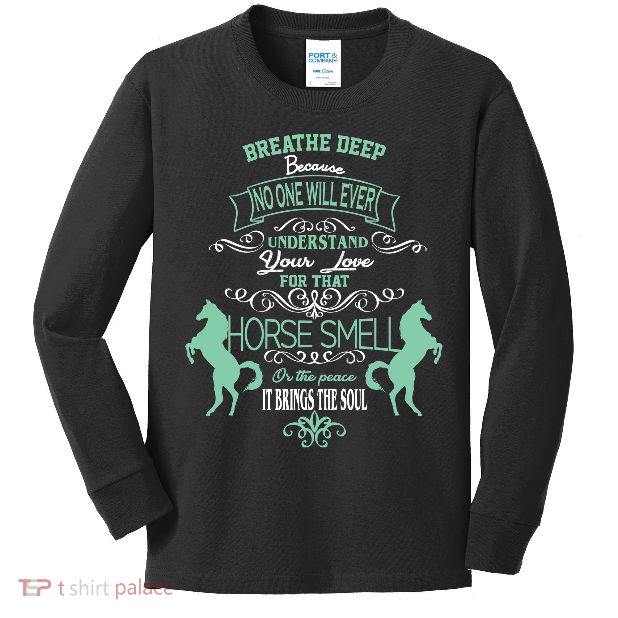 Horse Smell Kids Long Sleeve Shirt