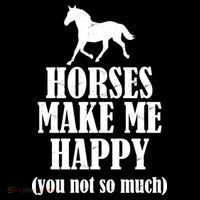 Horses Make Me Happy You Not So Much Backpack thumb 2