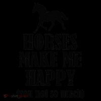 Horses Make Me Happy You Not So Much Coffee Mug thumb 5