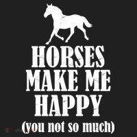 Horses Make Me Happy You Not So Much Tumbler thumb 3
