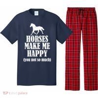 Horses Make Me Happy You Not So Much Pajama Set thumb 0