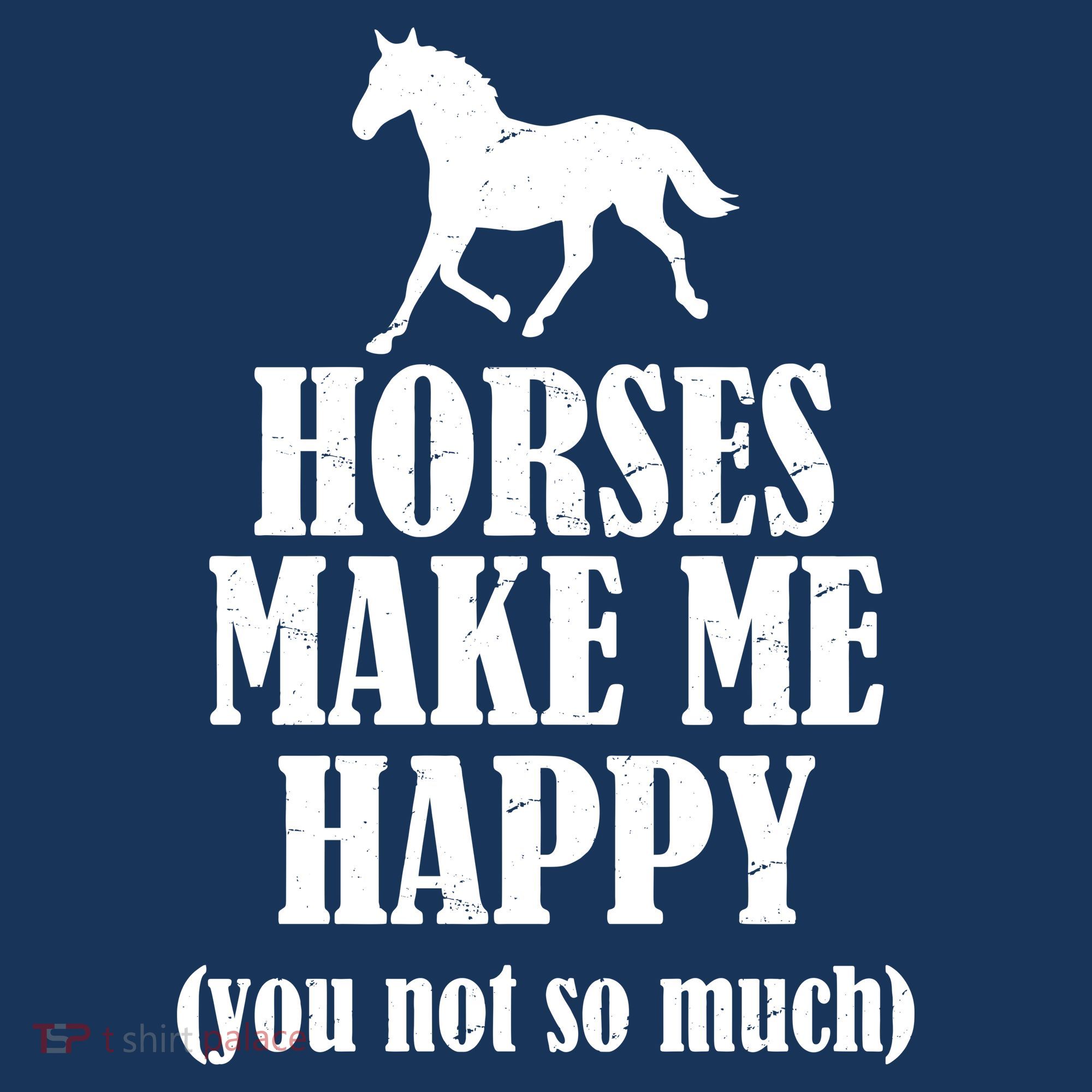 Horses Make Me Happy You Not So Much Kids Sweatshirt