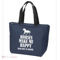 Horses Make Me Happy You Not So Much Tote Bag thumb 3