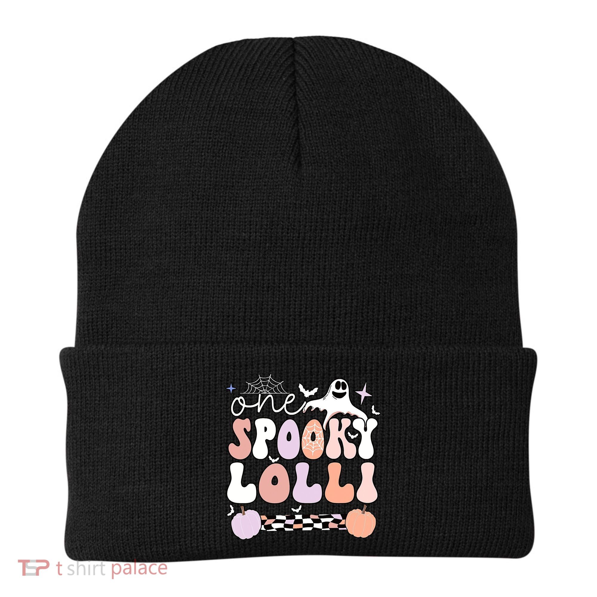 Halloween One Spooky Lolli Grandmother Groovy Beanie