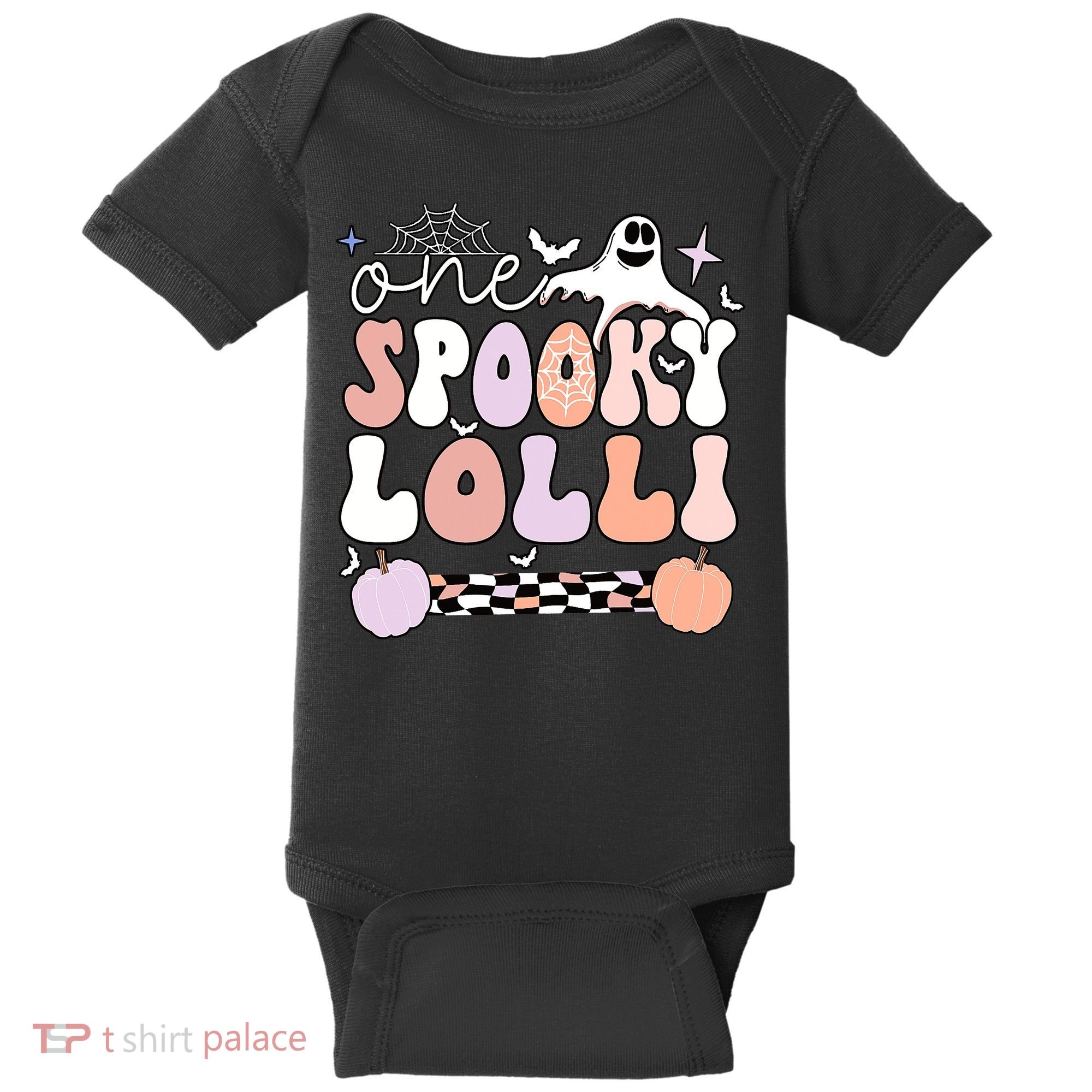 Halloween One Spooky Lolli Grandmother Groovy Baby Bodysuit