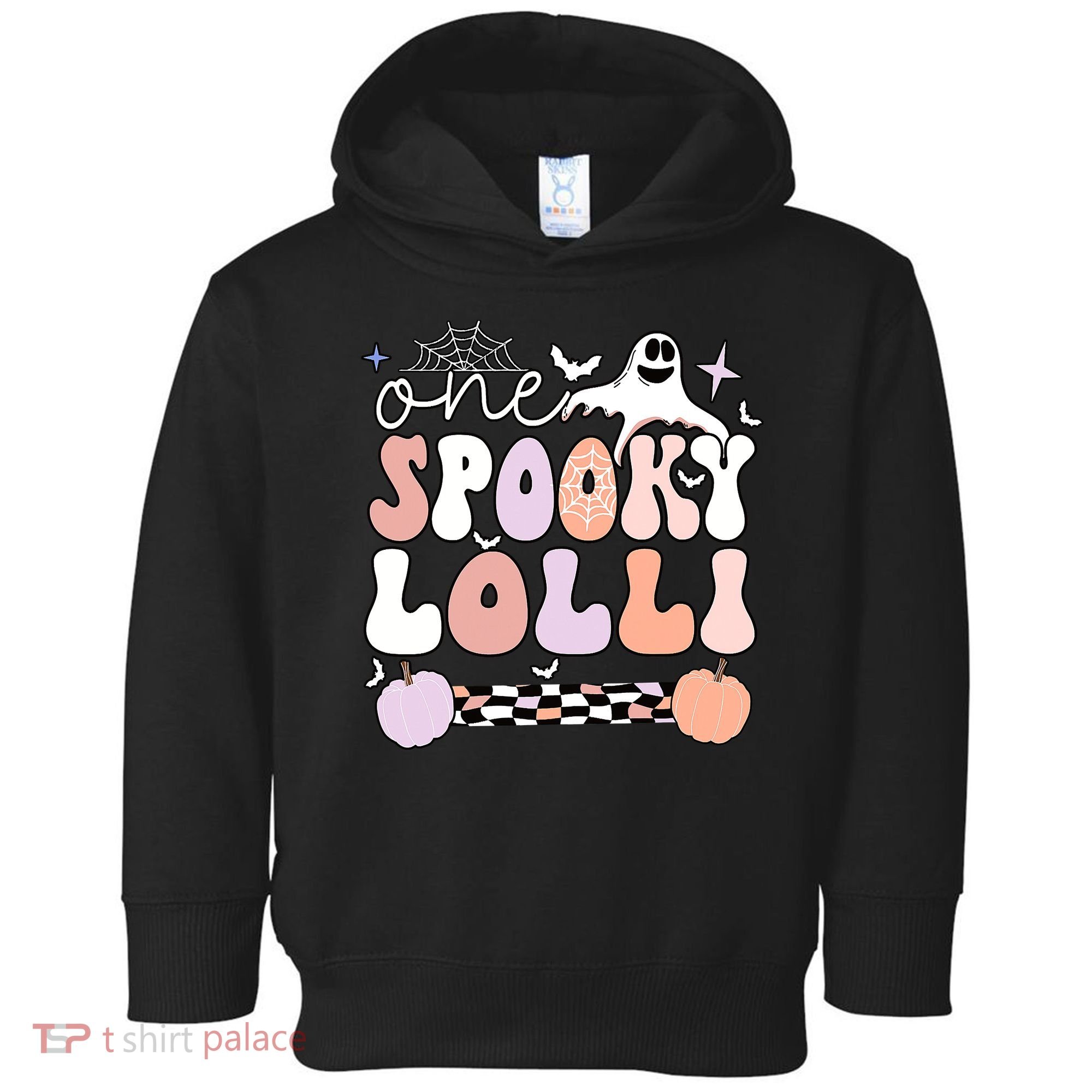 Halloween One Spooky Lolli Grandmother Groovy Toddler Hoodie