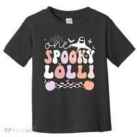 Halloween One Spooky Lolli Grandmother Groovy Toddler T-Shirt thumb 0