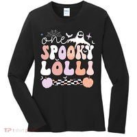Halloween One Spooky Lolli Grandmother Groovy Women's Long Sleeve Shirt thumb 0