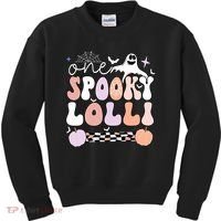 Halloween One Spooky Lolli Grandmother Groovy Kids Sweatshirt thumb 0