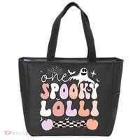 Halloween One Spooky Lolli Grandmother Groovy Tote Bag thumb 0