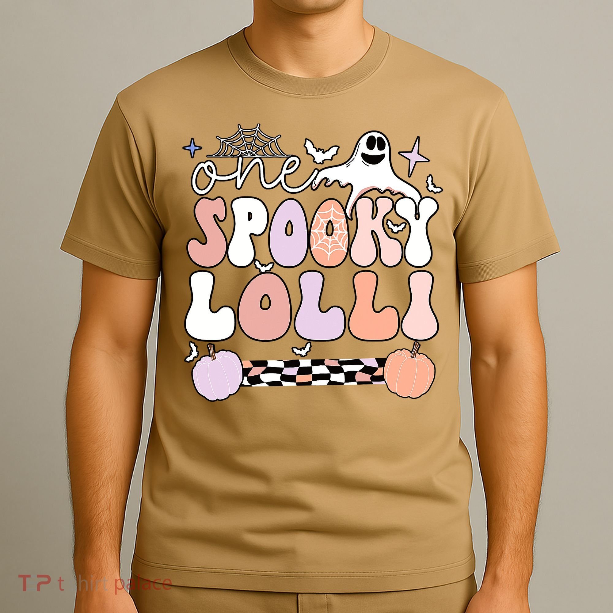 Halloween One Spooky Lolli Grandmother Groovy T-Shirt