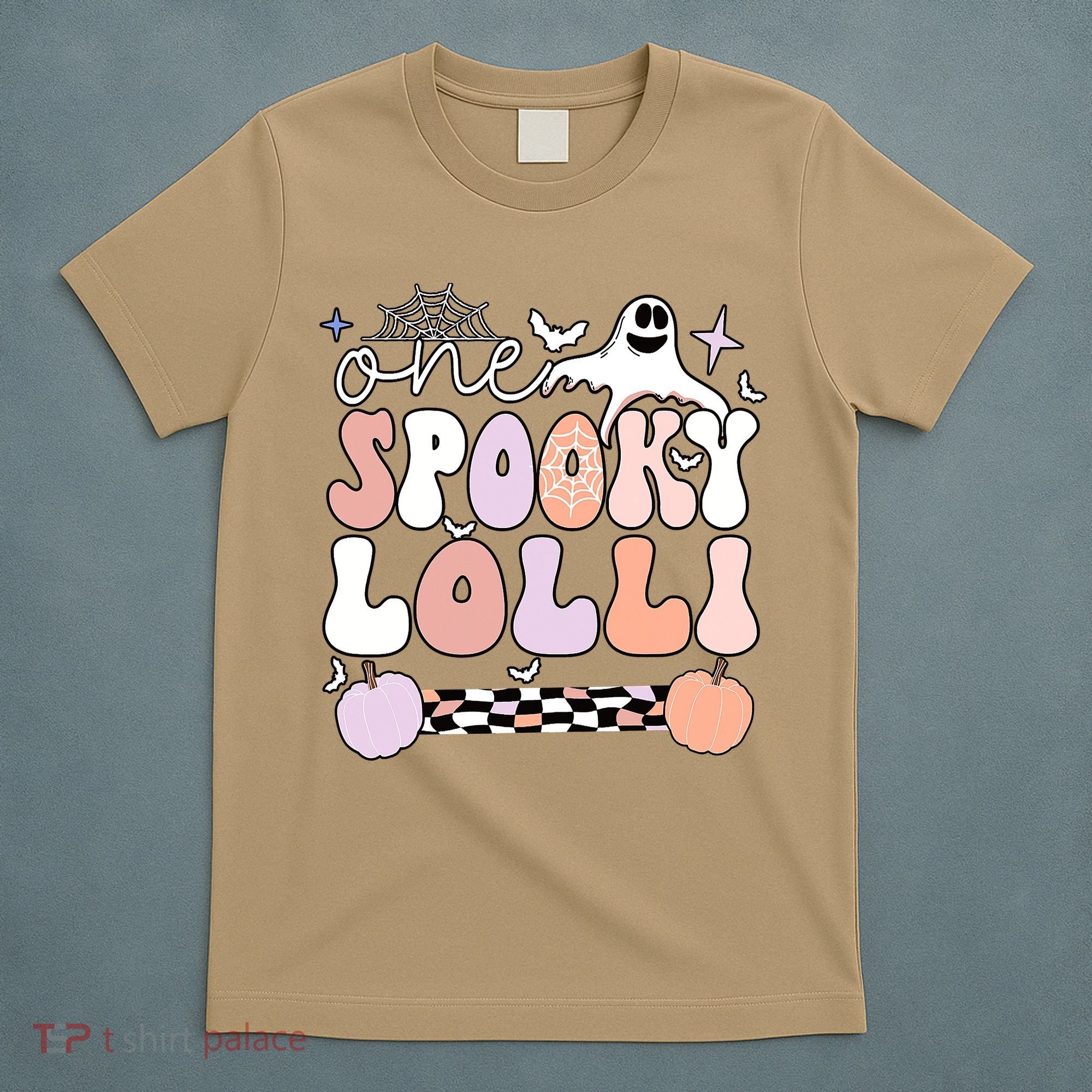 Halloween One Spooky Lolli Grandmother Groovy T-Shirt