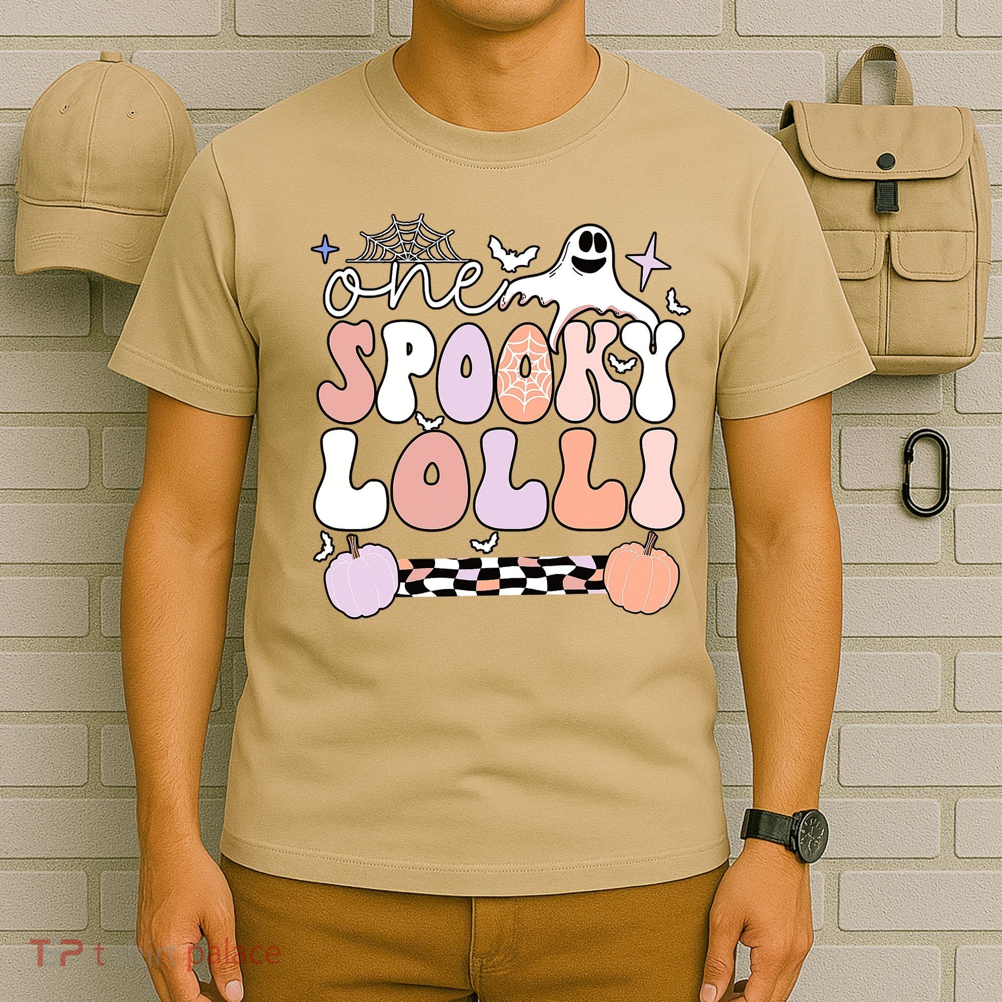 Halloween One Spooky Lolli Grandmother Groovy T-Shirt