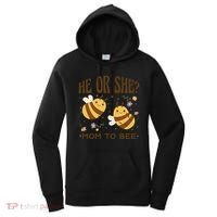 He Or She Mom To Bee Gender Reveal Women's Hoodie thumb 0