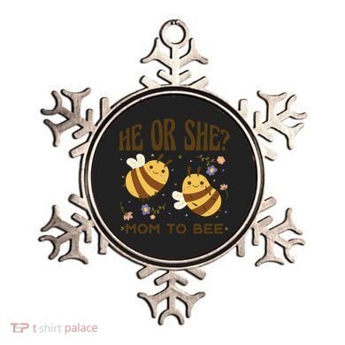 He Or She Mom To Bee Gender Reveal Ornament