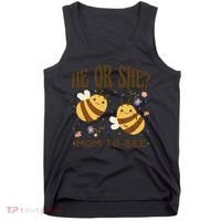 He Or She Mom To Bee Gender Reveal Tank Top thumb 0