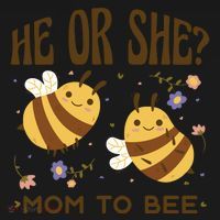 He Or She Mom To Bee Gender Reveal Tank Top thumb 6