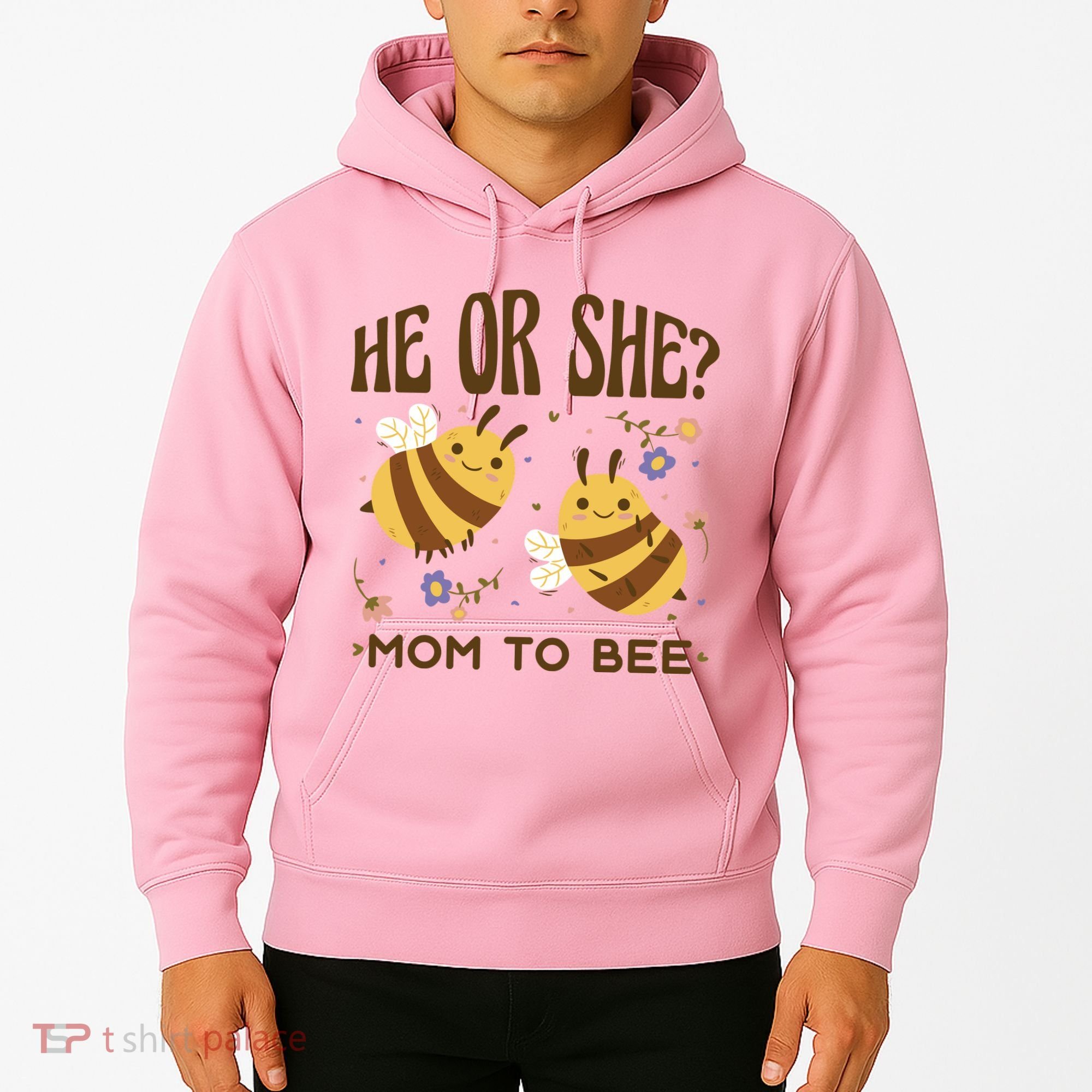 He Or She Mom To Bee Gender Reveal Hoodie