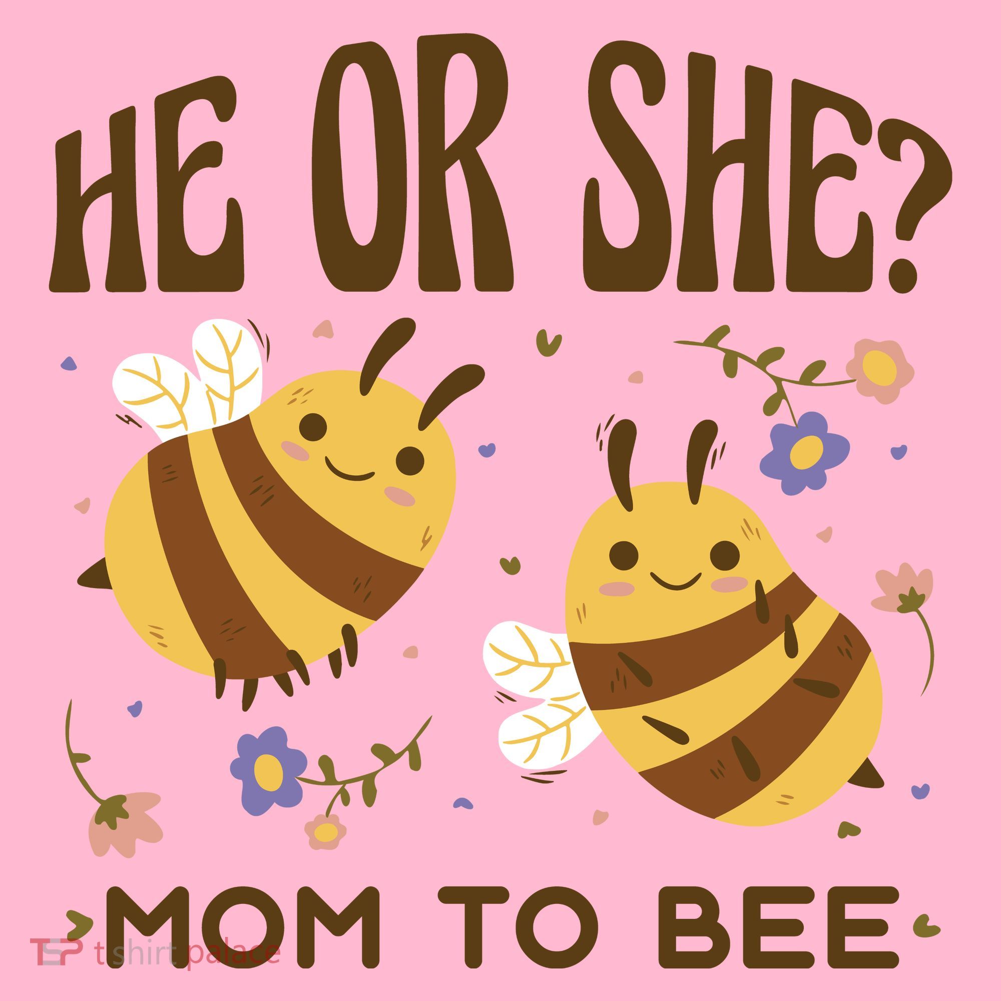 He Or She Mom To Bee Gender Reveal Toddler Hoodie
