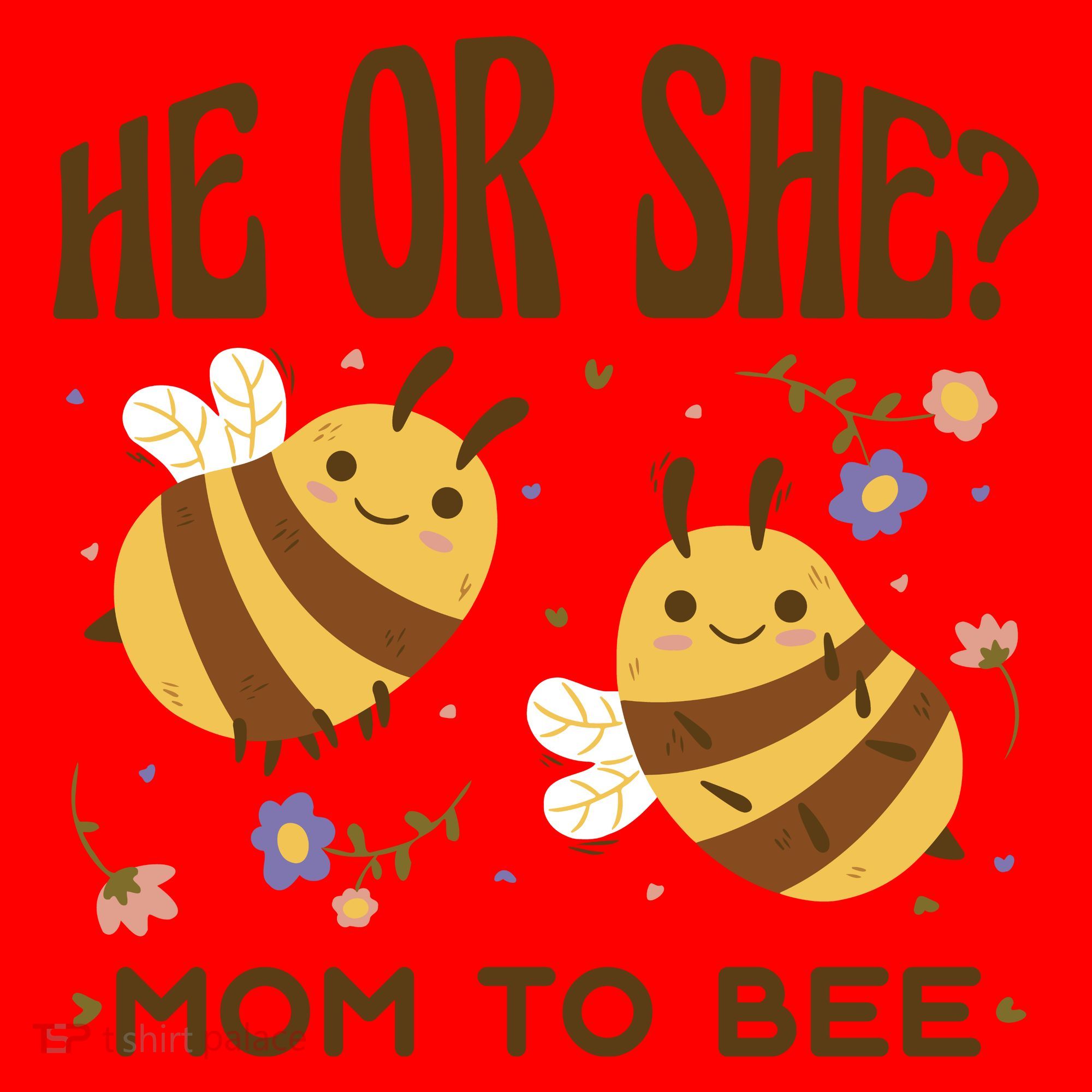 He Or She Mom To Bee Gender Reveal Santa Hat