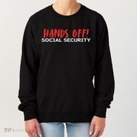 Hands Off Social Security Protest Resist Save Democracy Women's Sweatshirt thumb 0