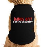 Hands Off Social Security Protest Resist Save Democracy Doggie Tank thumb 0