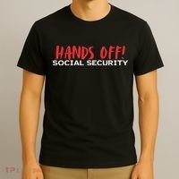 Hands Off Social Security Protest Resist Save Democracy T-Shirt thumb 3