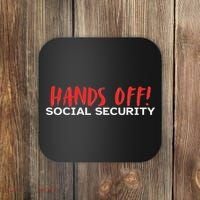 Hands Off Social Security Protest Resist Save Democracy Coaster thumb 0