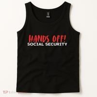 Hands Off Social Security Protest Resist Save Democracy Tank Top thumb 2