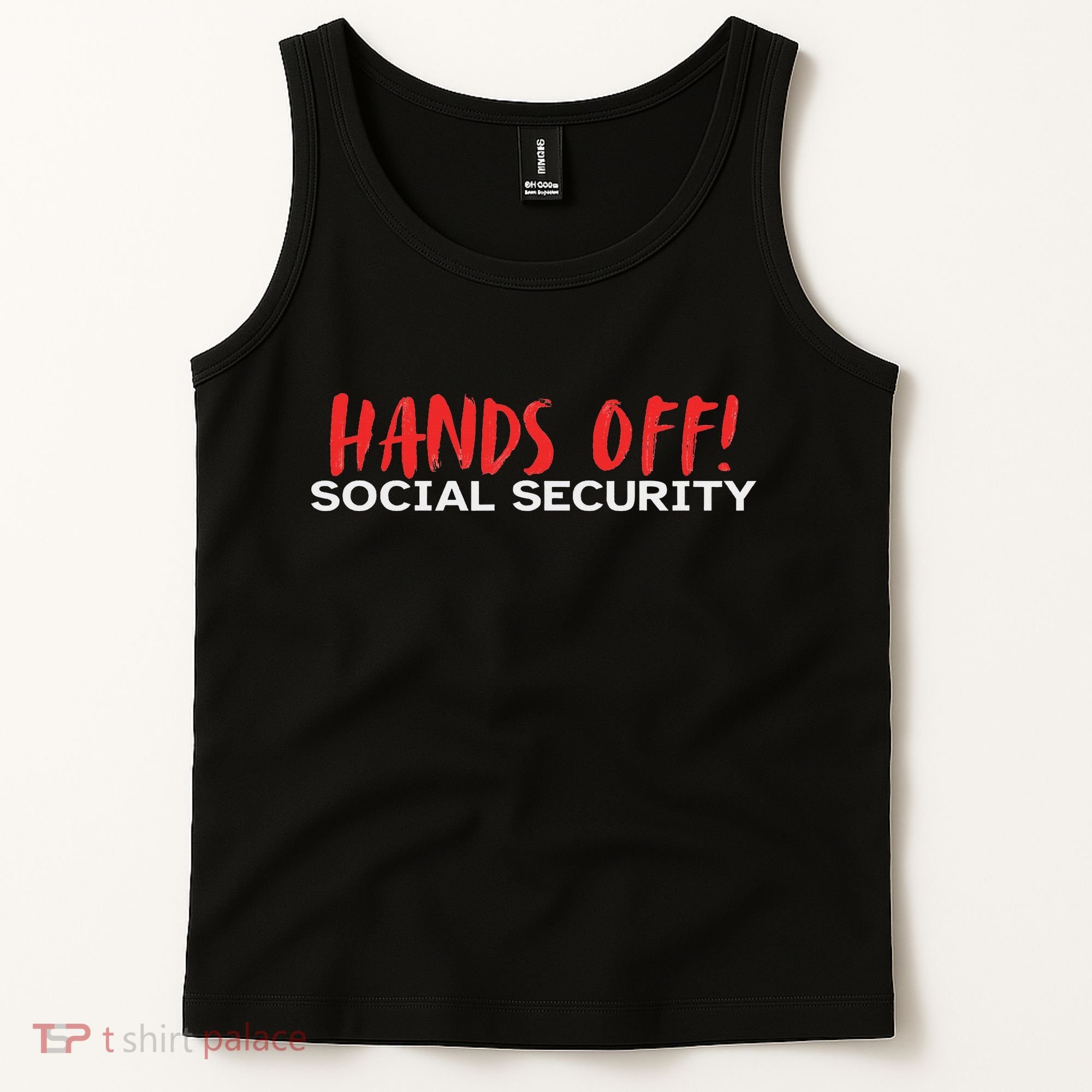 Hands Off Social Security Protest Resist Save Democracy Tank Top