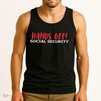 Hands Off Social Security Protest Resist Save Democracy Tank Top thumb 3