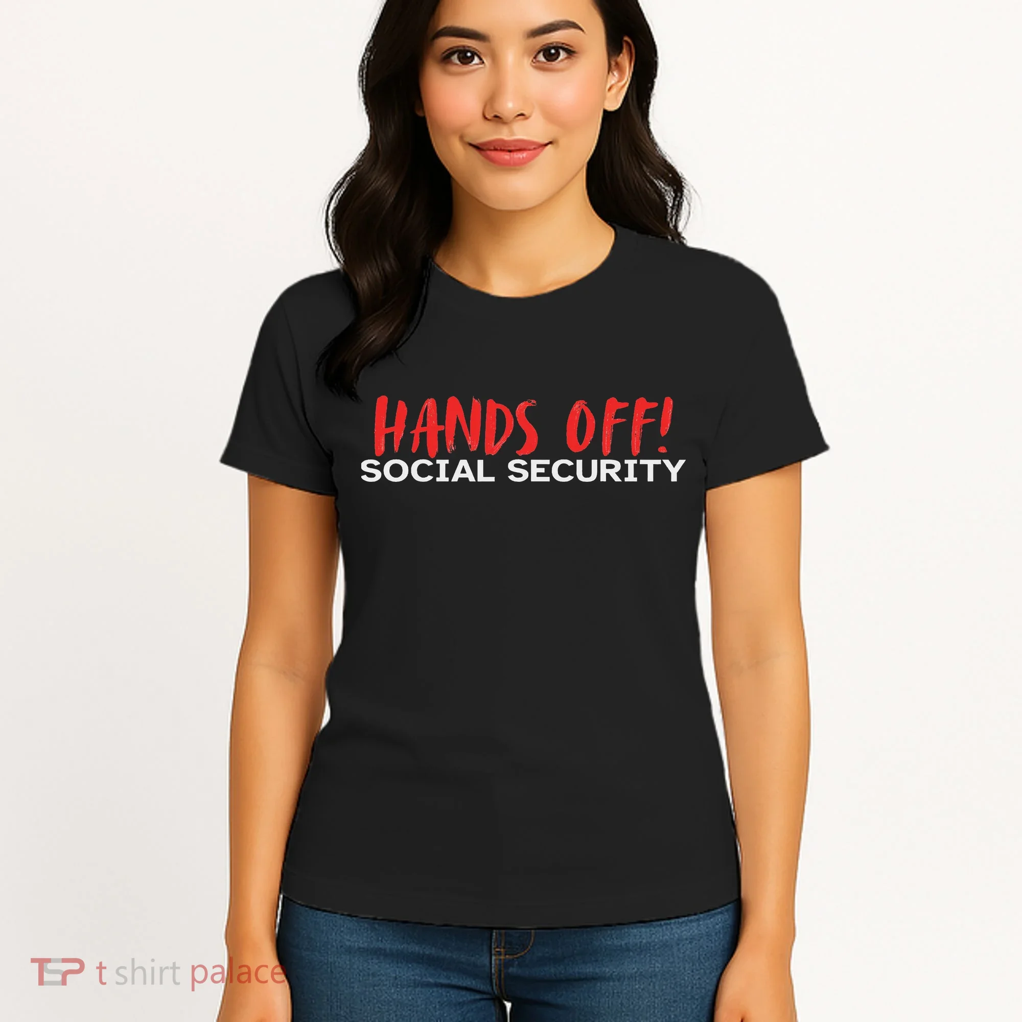 Hands Off Social Security Protest Resist Save Democracy Women's T-Shirt