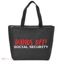 Hands Off Social Security Protest Resist Save Democracy Tote Bag thumb 0