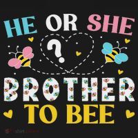 He Or She Brother To Bee Gender Reveal Party Outfit Brother Sweatshirt thumb 3