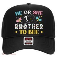 He Or She Brother To Bee Gender Reveal Party Outfit Brother Hat thumb 0