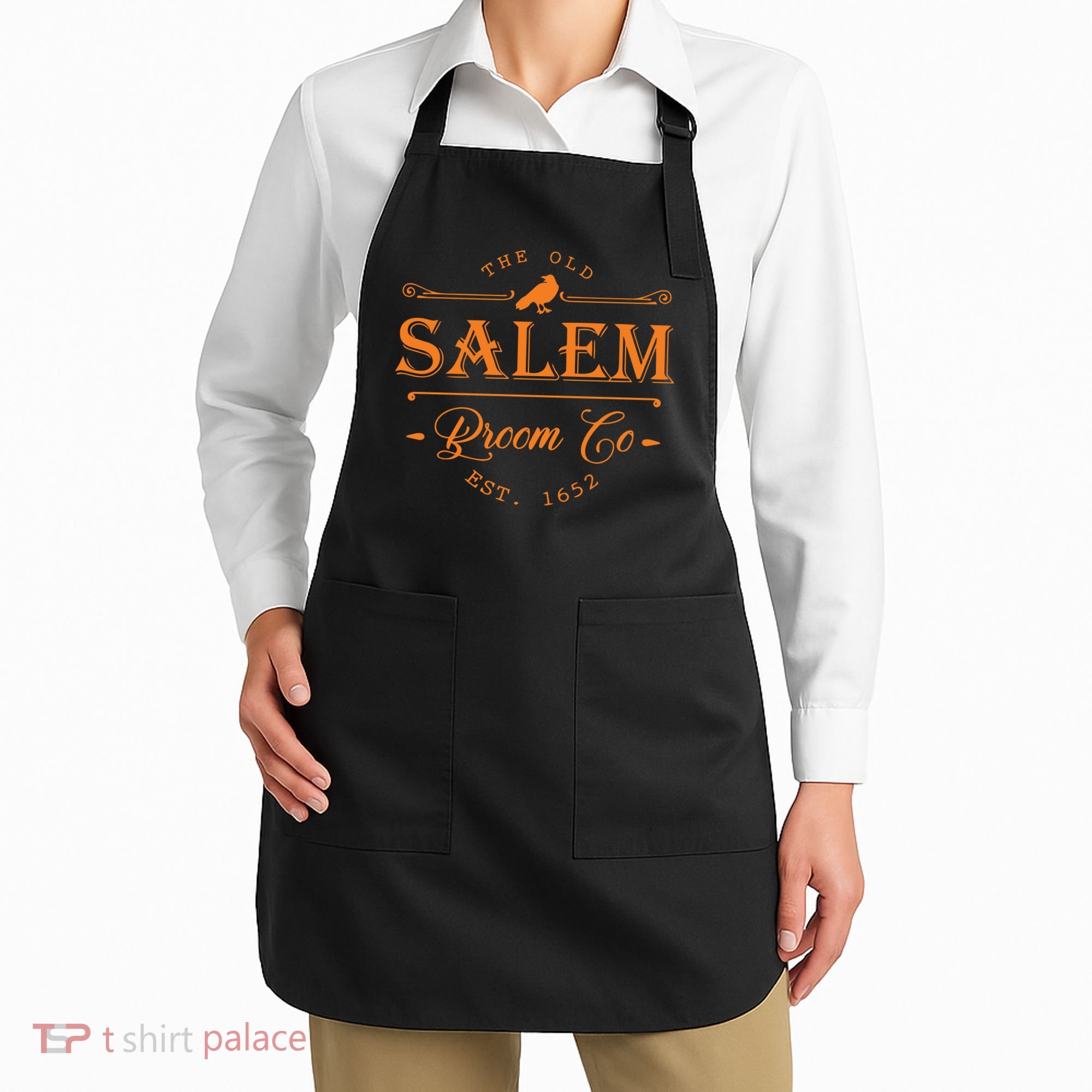 Halloween, Old Salem Broom Company, Halloween Party, Witch, Halloween Gift, Funn Apron