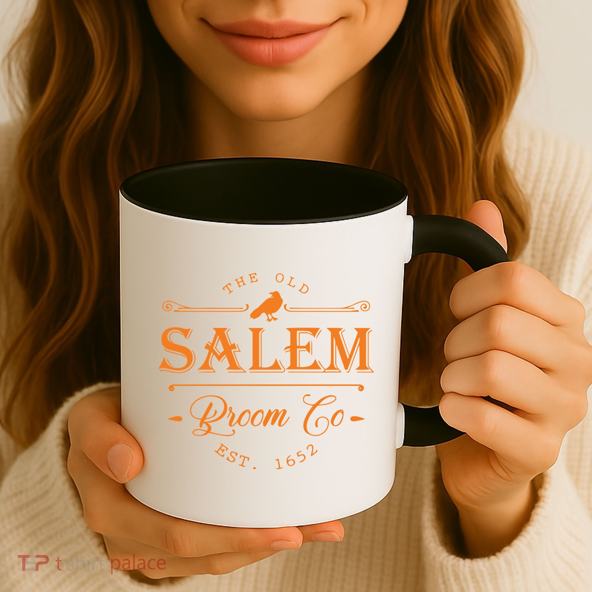 Halloween, Old Salem Broom Company, Halloween Party, Witch, Halloween Gift, Funn Coffee Mug